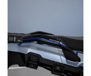 Resin Bike Autocollant Moto Compatibles avec Suzuki V-Strom 1050 SE - DE 2024. Protections Poignées Arrière Passager Contre Les Chocs et Les Éraflures. Autocollant 3D Résinés Made in Italy