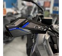 Resin Bike Autocollant Moto Compatibles avec Suzuki V-Strom 1050 XT ABS 2022 Gris Aspen. Protection Protège-Mains Contre Les Chocs et Les Éraflures. Kit Autocollant 3D Résinés Côté Droit et Gauche