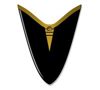 Resin Bike Autocollant Moto Compatibles avec Suzuki V-Strom 650 XT ABS 2020-2021 Noir. Protection Bout de Carénage Contre Les Chocs et Les Éraflures. Autocollant 3D Résinés - Jaune Métallisée