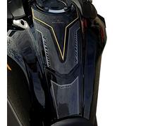 Resin Bike Autocollant Moto Compatibles avec Suzuki V-Strom 650 XT ABS 2020 2021 Noir. Protection de Réservoir Contre Les Chocs et Les Éraflures. Autocollant 3D Résinés