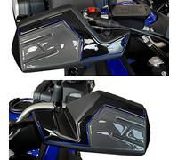Resin Bike Autocollant Moto Compatibles avec Suzuki V-Strom 650 XT ABS 2020 2021. Protection Protège-Mains Contre Les Chocs et Les Éraflures. Autocollant 3D Résinés - Carbone, Noir et Bleu Métallisée