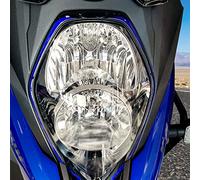 Resin Bike Autocollant Moto Compatibles avec Suzuki V-Strom 650 XT ABS 2020-21. Protections Phare Avant Contre les Chocs et les Éraflures. Autocollants 3D Résinés - Made in Italy