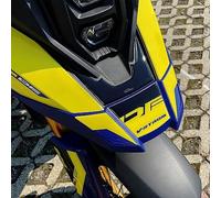 Resin Bike Autocollant Moto Compatibles avec Suzuki V-Strom 800 DE 2023-2026. Protection Bout de Carénage Contre Les Chocs et Les Éraflures. Autocollant 3D Résinés Champion Yellow