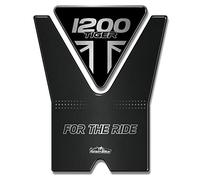Resin Bike Autocollant Moto Compatibles avec Triumph Tiger 1200 2018-2020 Matt Jet Black. Protection de Réservoir Contre Les Chocs et Les Éraflures. Autocollant 3D Résinés