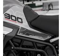 Resin Bike Autocollant Moto Compatibles avec Triumph Tiger 900 GT-GT Pro 2024-2025. Protections Latérales de Réservoir Contre Les Chocs et Les Éraflures. Autocollant 3D Résinés Made in Italy