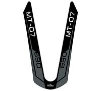 Resin Bike Autocollant Moto Compatibles avec Yamaha MT-07 2022. Protection Plaque de Direction Avant Contre les Chocs et les Éraflures. Autocollant 3D Résinés - Fabriqué en Italie