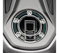 Resin Bike Autocollant Moto Compatibles avec Yamaha MT-09 2024-2025 Midnight Cyan. Protection de Bouchon de Réservoir de Moto Contre Les Chocs et Les Éraflures. Autocollant 3D Résinés Made in Italy