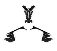 Resin Bike Autocollant Moto Compatibles avec Yamaha Mt-10. Protection Laterales Réservoir Contre les Chocs et les Éraflures. Kit Complet Autocollants 3D Résinés - Made in Italy