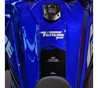 Resin Bike Autocollant Moto Compatibles avec Yamaha Tenere 700 2023 2022 Icon Blue. Protection Bouchon de Réservoir Contre Les Chocs et Les Éraflures. Autocollant 3D Résinés - Fabriqué en Italie