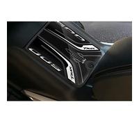 Resin Bike Autocollant Moto Compatibles avec Yamaha Tmax 500 2001 2007. Protection Repose-Pieds Maxiscooter contre les Chocs et les Éraflures. Autocollant 3D Résinés - Effet Carbone et Blanc