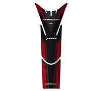 Resin Bike Autocollant Moto Compatibles avec Yamaha Tracer 700 2016 2020. Protection de Réservoir Contre Les Chocs et Les Éraflures. Autocollant 3D Résinés - Rouge Métallisée