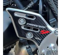 Resin Bike Autocollant Moto Compatibles avec Yamaha Tracer 9 2021-2024 Redline. Protection de Talon Moto Grip Contre Les Chocs et Les Rayures. Paire d'autocollants 3D Résinés Made in Italy