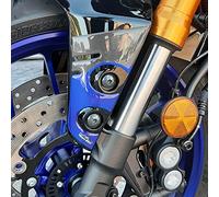 Resin Bike Autocollant Moto Compatibles avec Yamaha Tracer 9 2021 Icon Performance. Protection Garde-Boue Plaque de Direction Contre Les Chocs et Les Éraflures. Autocollant 3D Résinés