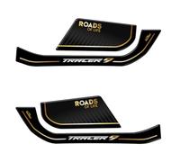 Resin Bike Autocollant Moto Compatibles avec Yamaha Tracer 9-9 GT 2021 2023 Or. Protection Moto Protège-Mains Contre Les Chocs et Les Éraflures. Autocollant 3D Résinés Made in Italy