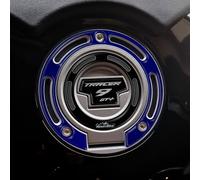 Resin Bike Autocollant Moto Compatibles avec Yamaha Tracer 9 GT+ 2024 Bleu. Protection de Bouchon de Réservoir de Moto Contre Les Chocs et Les Éraflures. Autocollant 3D Résinés Made in Italy