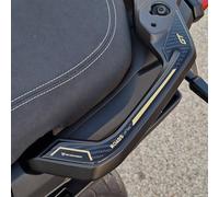 Resin Bike Autocollant Moto Compatibles avec Yamaha Tracer 9 GT 2025-2026. Protections Poignées Arrière Passager Contre Les Chocs et Les Éraflures. Autocollant 3D Résinés Made in Italy