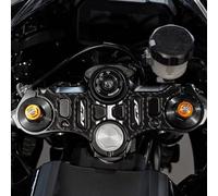 Resin Bike Autocollant Moto Compatibles avec Yamaha YZF R7 2021-2025 Black. Protections Plaque Direction Contre Les Chocs et Les Éraflures. Autocollant 3D Résinés Made in Italy