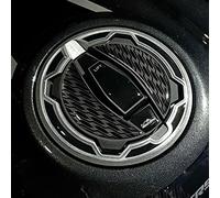 Resin Bike Autocollants Moto compatibles avec Kawasaki Versys 1000 2017-2025. Protection du Bouchon de réservoir Contre Les Bosses et Les Rayures. Autocollant en résine Gel 3D - Argent et Carbone