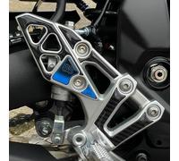 Resin Bike Autocollants Moto Compatibles avec Suzuki GSX 8S 2023-2026. Protections Grip Plaque Talon de Repose-Pieds Anti-Rayures et Anti-Chocs. Paire d’Autocollants 3D Made in Italy