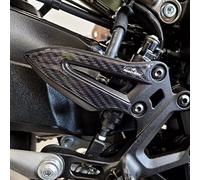 Resin Bike Autocollants Moto Compatibles avec Suzuki GSX-S 1000 GT 2022-2025. Protections Grip Plaque Talon de Repose-Pieds Anti-Rayures et Anti-Chocs. Paire d’Autocollants 3D Made in Italy
