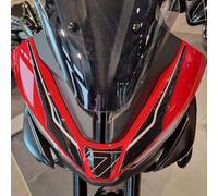 Resin Bike Autocollants Moto Compatibles avec Yamaha Tracer 7 2025-2026 Redline. Protections Masque Avant Zone Bulle Anti-Rayures et Anti-Chocs. Autocollants Résinés 3D Made in Italy