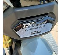 Resin Bike Autocollants Scooter Compatibles avec Honda X-ADV 750 2021-2024. Protection Carénage Avant Inférieur Zone Phare Anti-Rayures et Anti-Chocs. Autocollants Résinés 3D Made in Italy