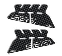 Resin Bike Autocollants Scooter Compatibles avec Yamaha Tmax 530 2012-2016 Carbone. Protection Poignées Passager Anti-Rayures et Anti-Chocs. Autocollants Résinés 3D Made in Italy