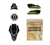 Resin Bike Kit adhésif Moto Compatible avec Kawasaki Z900 2021 2022 Kit Protection Moto réservoir Contre Les Chocs et Rayures Autocollants 3D résinés Z900