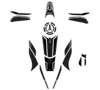 Resin Bike Kit Autocollant Moto Compatibles avec Benelli TRK 702 2023-2025 Protection de Réservoir, Bout de Carénage Moto Contre Les Chocs et Les Éraflures. Autocollant 3D Résinés Made in Italy