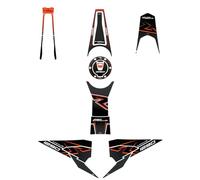 Resin Bike Kit Autocollant Moto Compatibles avec KTM 1290 Super Duke R 2022-2023. Protection de Réservoir, Bout de Carénage Contre Les Chocs et Les Éraflures. Autocollant 3D Résinés Made in Italy