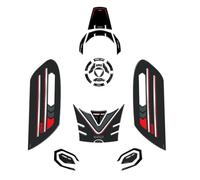 Resin Bike Kit Autocollant Moto Compatibles avec Triumph Trident 660 2021-2025. Protection de Réservoir, Bout de Carénage Moto Contre Les Chocs et Les Éraflures. Autocollant 3D Résinés