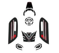 Resin Bike Kit Autocollant Moto Compatibles avec Triumph Trident 660 2021-2025. Protection Grip de Réservoir, Bout de Carénage Moto Contre Les Chocs et Les Éraflures. Autocollant 3D Made in Italy