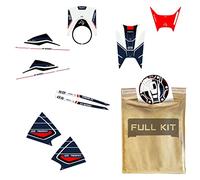 Resin Bike Kit Autocollants Moto compatibles avec BMW R 1250 GS Trophy 2021-2024 Protections Moto complètes Contre Les Chocs et Les Rayures. Autocollants 3D Résinés pour R 1250 GS Trophy