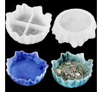 Resin Bowls Moulds, Bowl Resin Mold, Diy Tray Moulding, Epoxy Casting Mould For Fruit Board, Dessert Dish, Dish
