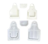 Resin Casting Mold Set - Reusable Silicone Apron Design Kit, Craft Tool for Epoxy Plaster Art Creation, Flower Vase Shaping Accessory, Home Decor Projects for Women Mothers Day Party Gift Use