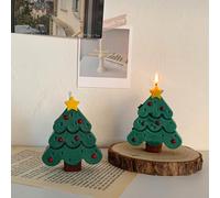 Resin Epoxy Christmas Candle Mould Christmas Tree Silicone Resin Soap Stones Gingerbread Man Baking Moulds For Diy Chocolate Cake Fondant Christmas Decorations