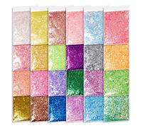 Resin Filler Candy Color Confetti For Extra Glitter Flakes Sequins Foil Craft For Epoxy Filling 24/12 Col Nail For Painting