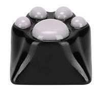 Resin Keycap Cat Claw, Custom Keyboard Keycaps, Ergonomic Design with Oil - Proof Coating, Cute Artisan Keycap Set for Switches 61/87/104/ Mec (Noir Rose)