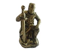 Resin Knight Figure - Durrable Desktop Ornaments, Ensurre Smmooth Roman Soldier Statues, Primme Qualiity Medieval Sculptures, Historical Collectibles artworrks - For Home Executive Offices Gardens