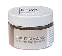 Resin Kunst Poudre pigmentée nacrée, amande brûlée, 50 g, poudre de mica, pigment de couleur pour résine synthétique, peinture époxy, en marron
