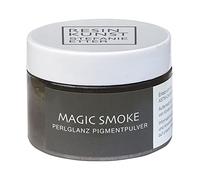 Resin Kunst Poudre pigmentée nacrée, magic smoke, 50 g, poudre de mica, pigment de couleur pour résine synthétique, peinture époxy, en anthracite