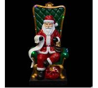 Resin Led Père Noël + Siège 100 cm 20 Led - Feeric lights & christmas
