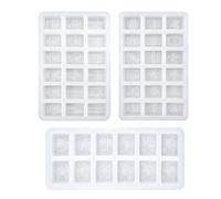 Resin Mahjong Mold - Maker Tool Reusable Shape Silicone | Epoxy Casting For Soap Candles Aromatherapy Stones Plaster Ornaments | Collection Soft Sturdy Home Decoration Thoughtful