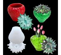Resin Moulds Box For Strawberries, Silicone Moulds Storage Box With Lid Box Resin Molds Moulding Storage Jars