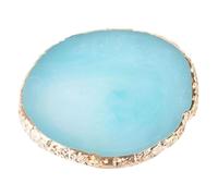 Resin Nail Art Palette, Nail Art Painting Mixed Color Palette Nail Holder Display Board for Nail Salon Gel Color Mixing Tools (Blue)