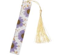 Resin Pressed Flower Bookmark Dried Flower Bookmark Mother's Day Gift For Women Readers Teacher Students