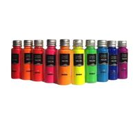 Resin Pro - 10 x 10 gr Pigments NEON - Kit de Pigments Narcotiques Mélangés, Compatibles avec Èpoxy, Polyuréthane, Acrylique, Peintures, Créations Artistiques, Découpage - Multicolore