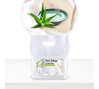 Resin Pro ArtSoap AloeSoap - Base pour savons artisanaux à l'Aloe Vera 1 kg Transparent, Bases pour Une Fabrication de Savon Facile, sûre et Polyvalente, Base de Savon Fondre et Verser