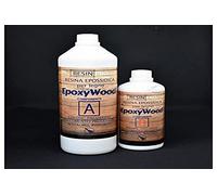 Resin Pro EPOXYWOOD 1,5 KG Résine époxy pour bois - Résine pour revêtement protecteur, restauration, renfort pour bois, fibre de verre et métal