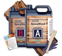 Resin Pro EPOXYWOOD 3 KG Résine époxy pour bois - Résine pour revêtements protecteurs, rénovation, renforcement du bois, de la fibre de verre et du métal